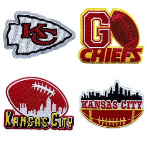 4PCS Rugby Fans Favorite Team Logo Iron On Patches Embroidery Applique for Clothes Dress Hat Jeans DIY Accessories