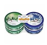 Original Danish Butter Cookies, Assorted Shapes & Sizes, 64 oz Total – Product of Denmark 4 Tins (16 oz Each)