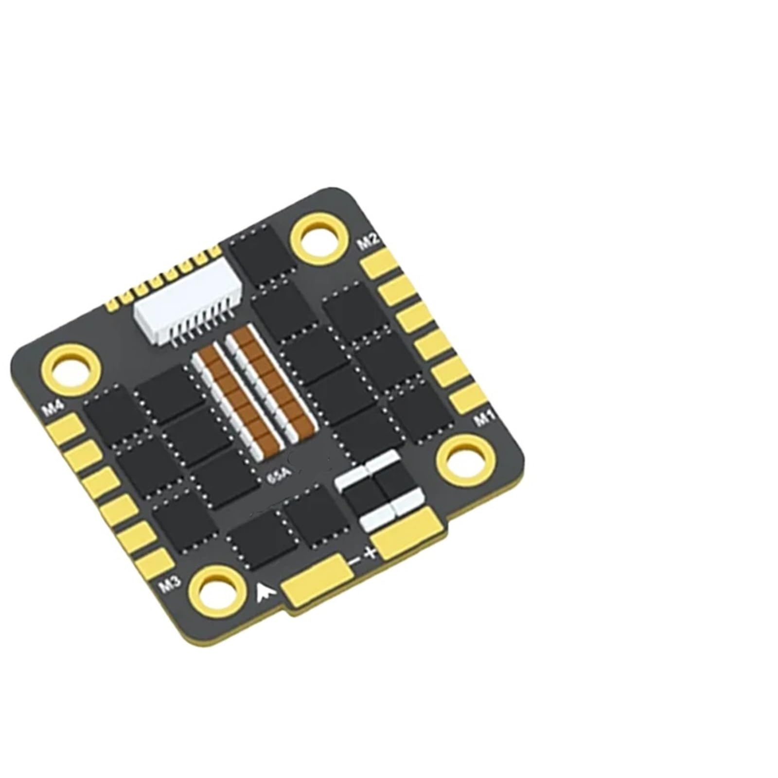 Mini Controlador De Vuelo BLheli32 4 En 1 Sin Escobillas ESC DSHOT1200 3-6S 3-8S For Dron De Carreras RC FPV