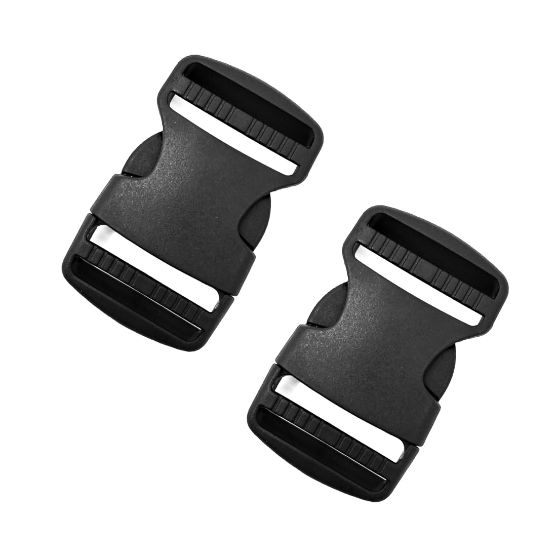 Licqic 2 Sets 38Mm Plastic Side Release Buckles, 20Mm/25Mm/32Mm/38Mm/50Mm Plastic Buckle Clips For Backpack Repairing, Luggage Fastening Strap