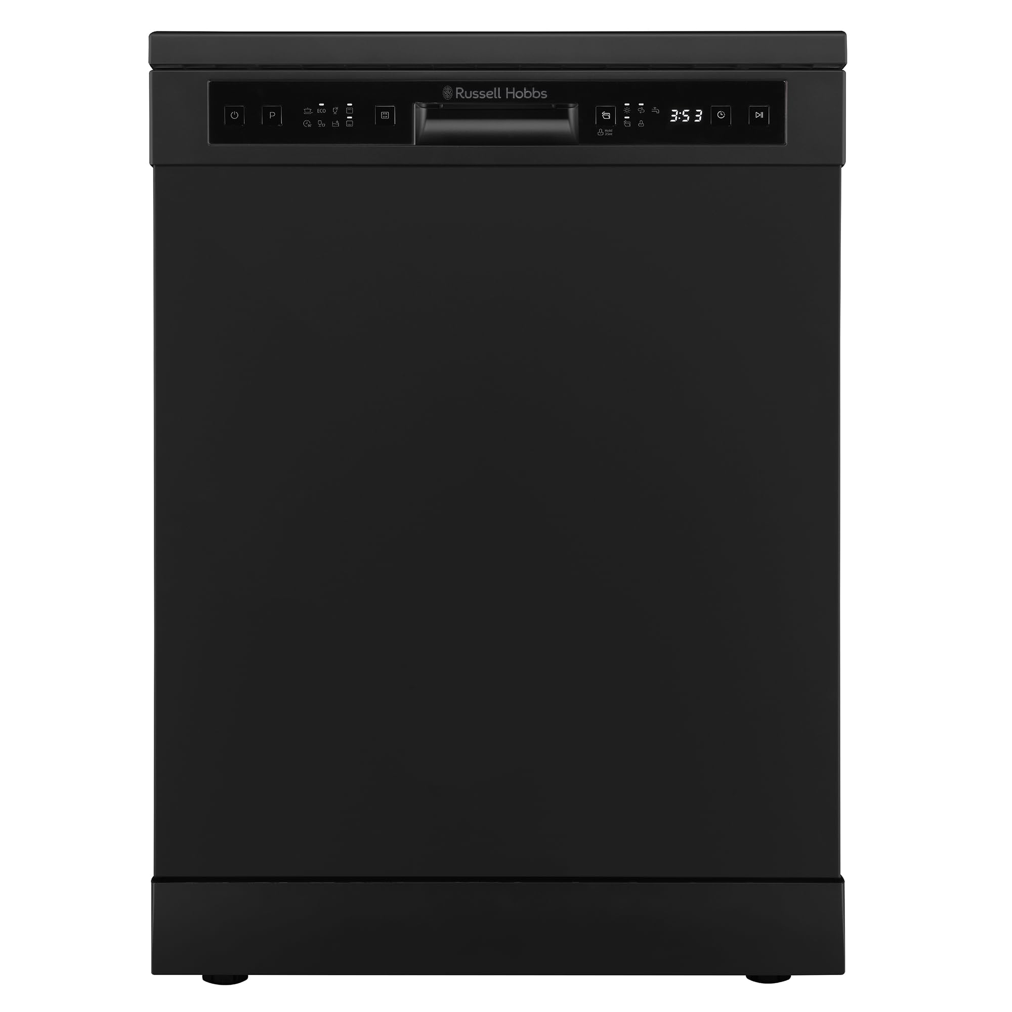 Russell Hobbs Freestanding Dishwasher, Class D, 14 Place Settings, 6 Wash Programs, 24-Hour Delay Start, Auto Door Open, 1 x Height Adjustable Basket and Mini Cutlery Tray in White, RH60DW00D2W — view 17