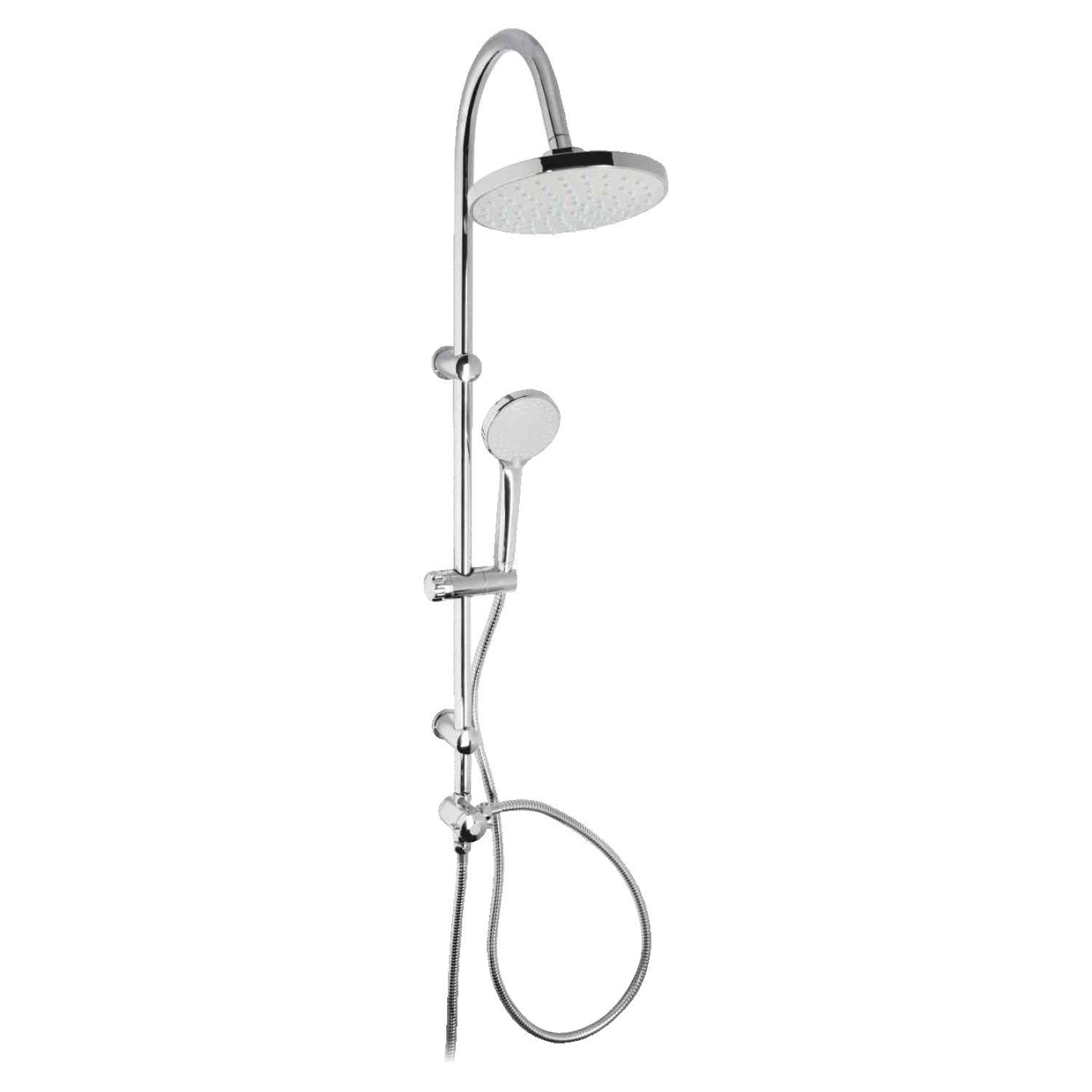 Metaform Voyager Shower Mix, Chrome Steel, 20 cm
