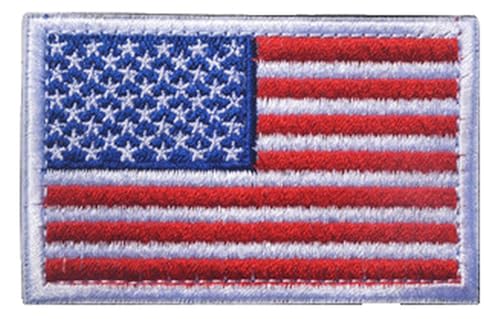 Nordamerika & Südamerika Flagge Aufnäher 2er Set Klett Patch