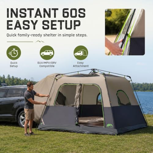Happy Travel 6 Person Instant Tent