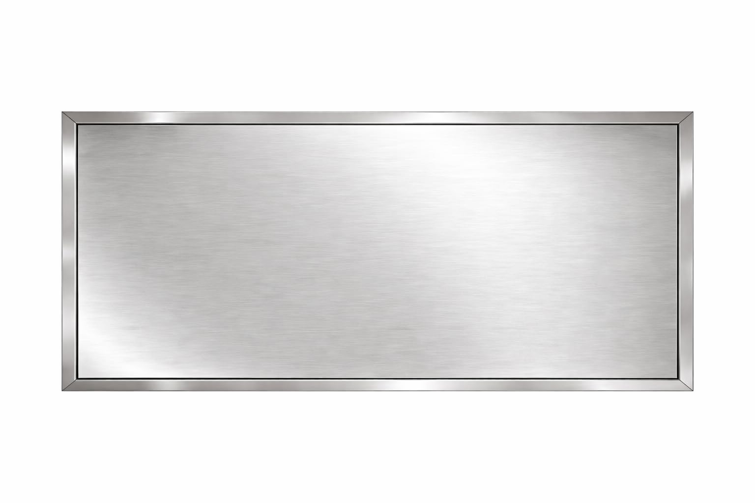 TMALASER Drzwi rewizyjne metalowe 90 x 60 cm stal nierdzewna – klapa rewizyjna Inox 900 x 600 mm push to open/Klick-Klack - drzwi inspekcyjne do ścian karton-gips