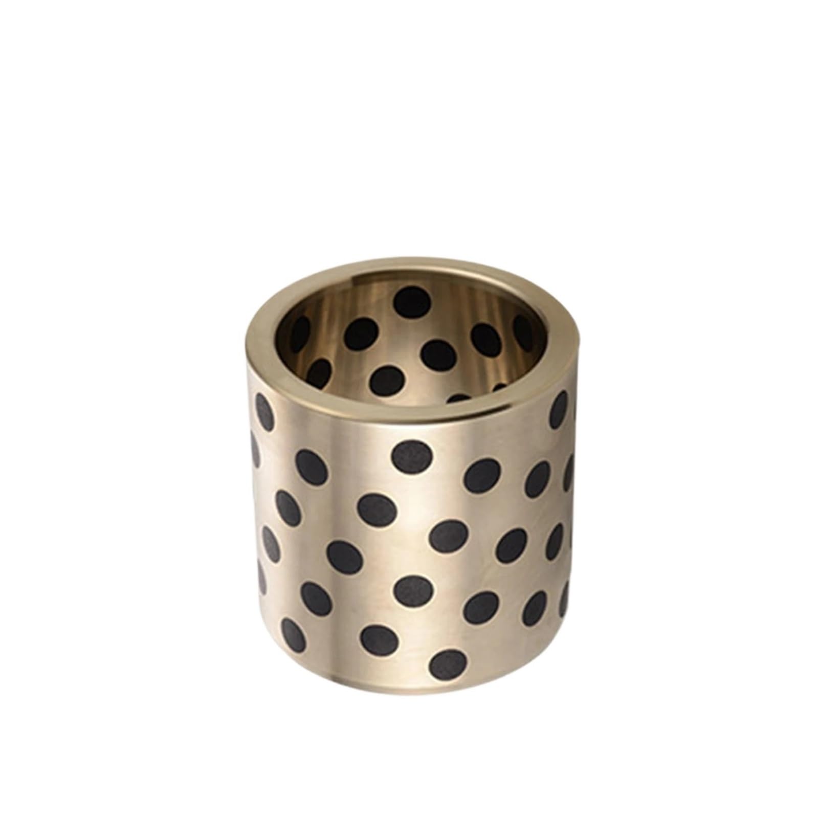 Douilles en cuivre graphité ID 10MM OD 14 H 7 8 10 12 15 16 20 25 40 50 Ensemble de roulements à billes en graphite linéaire et cuivre, bague autolubrifiante à l'huile(5PCS,10X14X50)