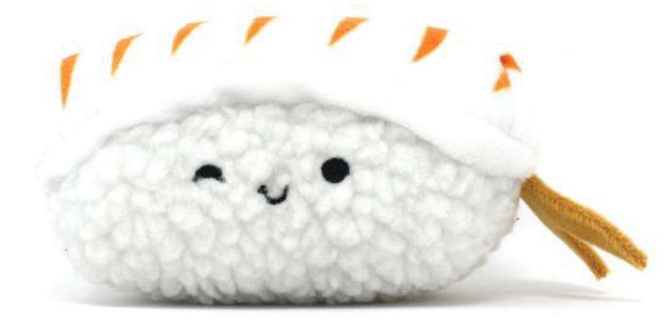 Japanese Food Shrimp Sushi Plush 10" Soft Cute Design for Gift Decoration Pillow