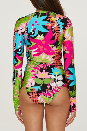 Trina Turk Women's Standard Tiki Swim Tee, Floral Print, Casual, Beach Cover Ups3