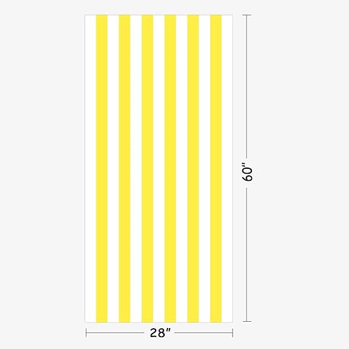 Miniatura 4 de Romantic Angels Toallas de playa a rayas, de gran tamaño, de microfibra, cabaña, toallas de piscina grandes para adultos, toallas de playa suaves y