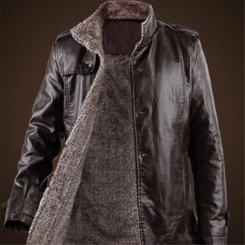 Veste mode cowboy hommes kaki pour affronter l'hiver au chaud - 7