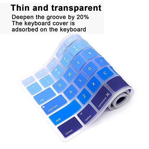 Protector de teclado de silicona ultra delgado para iMac G6 miniatura 6