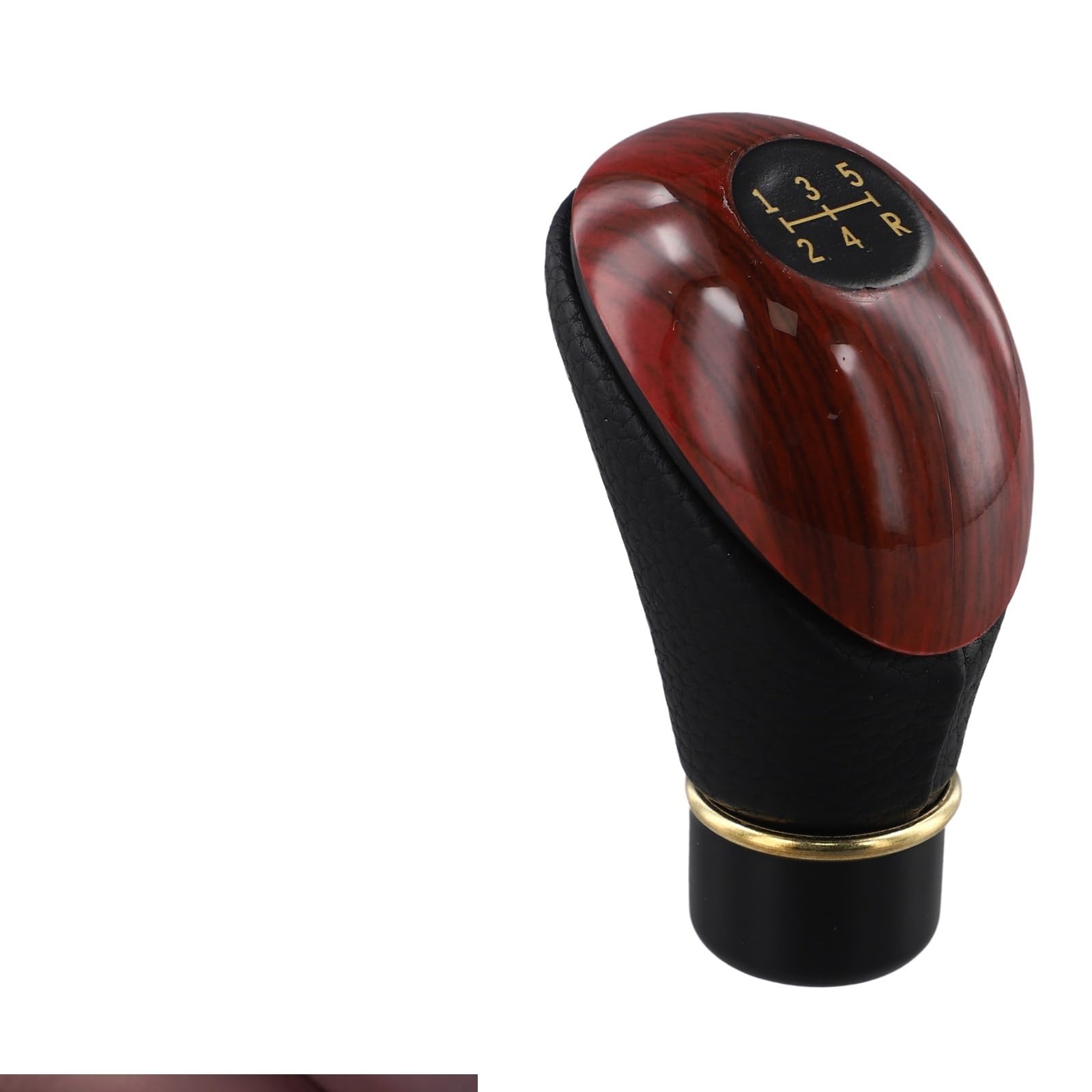 Qkkmuo Black Shift Knobs Car 5 Speed Gear Head Car Shifter Lever Stick- Shift Knob Part Replacement Vehicle Handle Manual Manual Car Gear Stick Knob(Black)