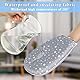 Andibro Garment Steamer Bügelhandschuhe, Dampf Handschuh mit Fingerschlaufe Wasserdichter Anti Dampfhandschuh Hitzebeständige Handheld Garment Steamer Zubehör für Kleidung Hemden Bügeln(Sterngrau)
