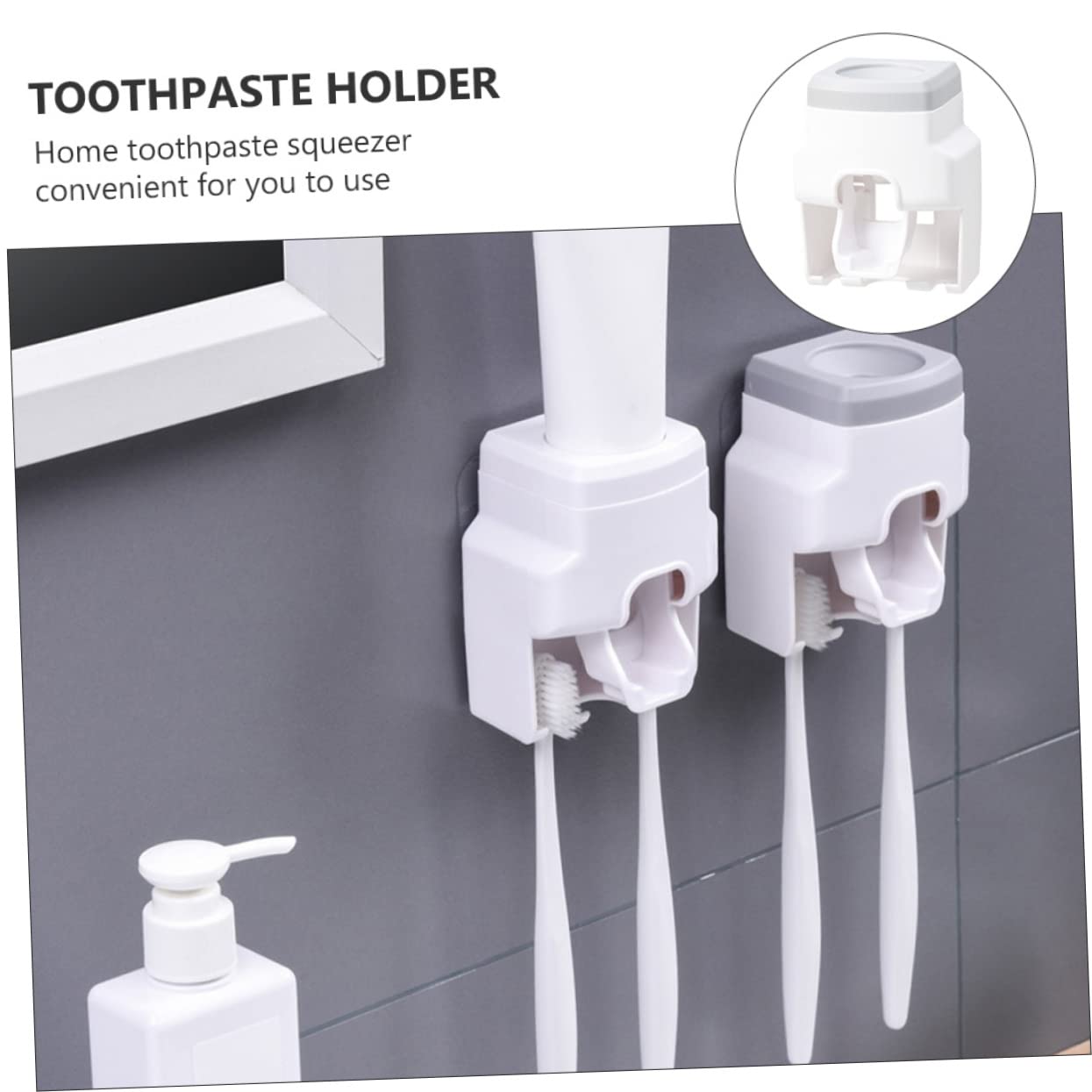 ULTECHNOVO 3 Pezzi Porta Spazzolino Da Denti Strumento Ventosa Tazza Totale Mousse Per Denti Stazione Di Ricarica Per Spazzolino Elettrico Da Parete Penna Ergonomica Ricaricabile Porta