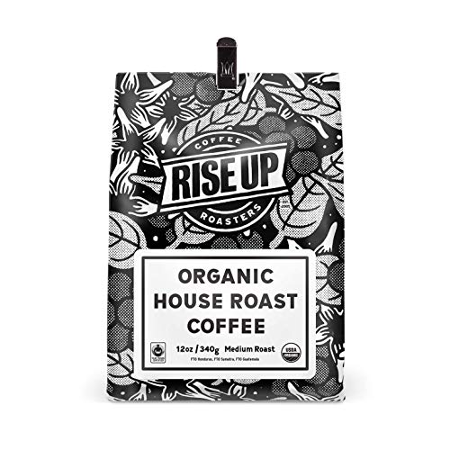Organic House Roast, Certified Fair Trade Organic Coffee, 12 oz, Whole Bean (Organic House) Organic House Roast, Certified Fair Trade Organic Coffee, 12 oz, Whole Bean (Organic House)