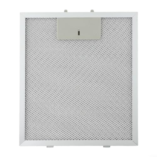 Filtro antigrasso in metallo per cappa da cucina, 230 x 260 mm, filtro a rete di ricambio, adatto per cappa/ventola di aspirazione (1 pezzo)