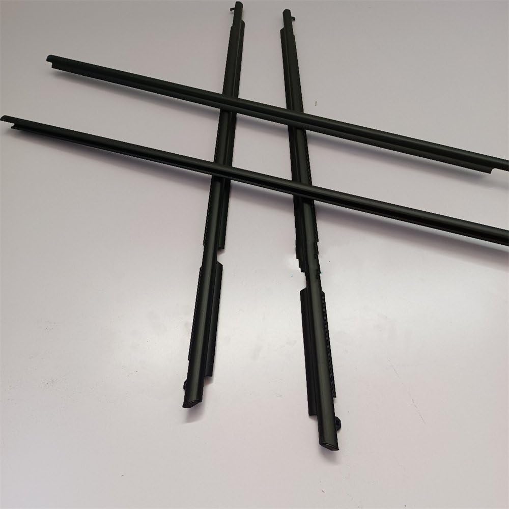 Guarnizione per portiera auto 4 Pezzi Di Guarnizione In Gomma Per Finestrini Esterni Per Toyota Per RAV4 Per RAV-4 2009-2012 75720-0R020 Striscia Protettiva In Vetro Striscia Protettiva Vetri Vetro