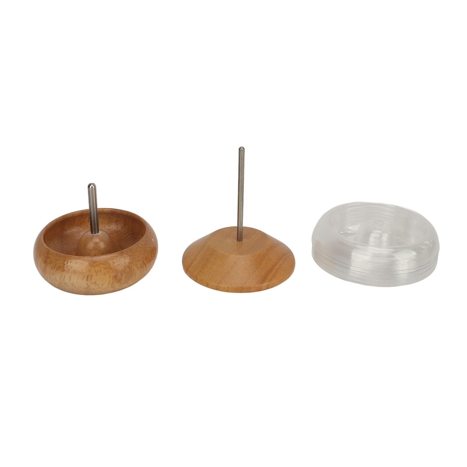 XGOUGUAAU Spinner de cuentas para hacer joyas, pulsera de madera con cuenco de cuentas y agujas para abalorios de ojo grande para hacer joyas de cuentas