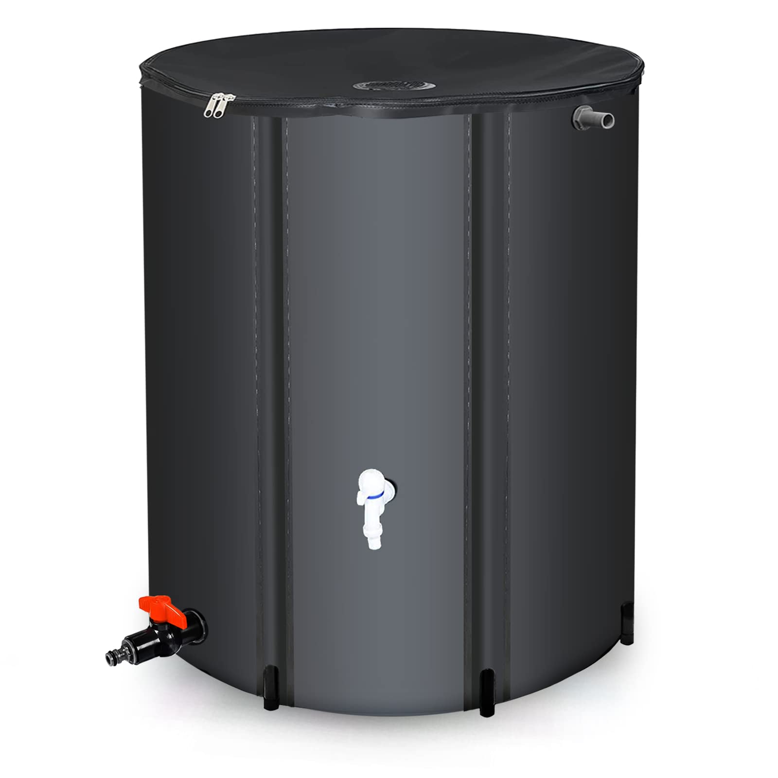 Buy 53 Gallon Rain Barrel, Portable Rainwater Storage Tank, Collapsible Rain Barrel Watering