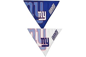 Littlearth New York Giants Dog Bandana Set