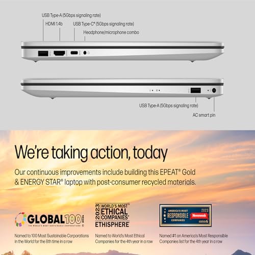 Image of HP 17.3 inch FHD Touchscreen Laptop - AMD Ryzen 5 7430U CPU, 250 Nits IPS Display, Webcam, Wifi6, Win 11 Pro for Business & Students(32GB RAM 1TB SSD)