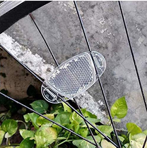 Biluer Luce Raggi per Bici, 20PCS Catarifrangenti