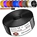 Produktbild MAS Premium Von 5 bis 100m Aderleitung H07 V-K 1x1,5 mm² SW, HBL, GNGE, GN, RT, DBL, BR, OR, GR, WS, VIO, U-MAR.BL oder GE Einzelader flexibell (Schwarz, 20m)