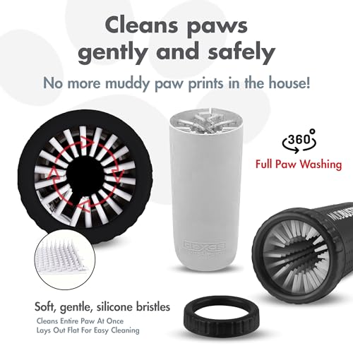 Portable Dog Paw Washer, Large - Matte Black Special Edition