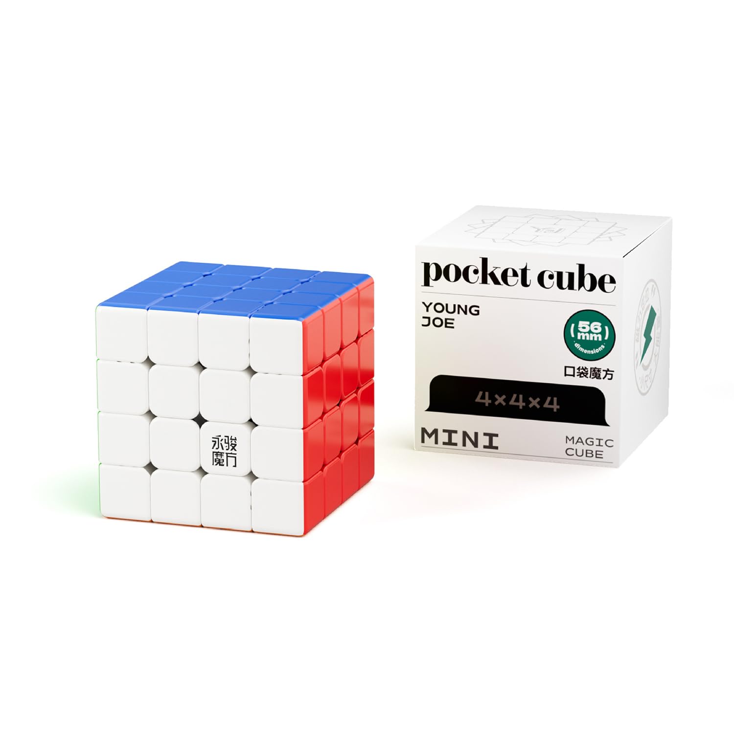 Yealvin Pocket Series Mini Magnetic Magic Cube Speed Cube for Kids Puzzle Toys Brain Teasers (44 Magnetic Cube)