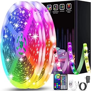 Led Lights for Bedroom 100ft, Leeleberd LED Lights with Remote and App Control Sync to Music 5050 RGB LED Strip Lights, LED Lights for Room Party Decoration