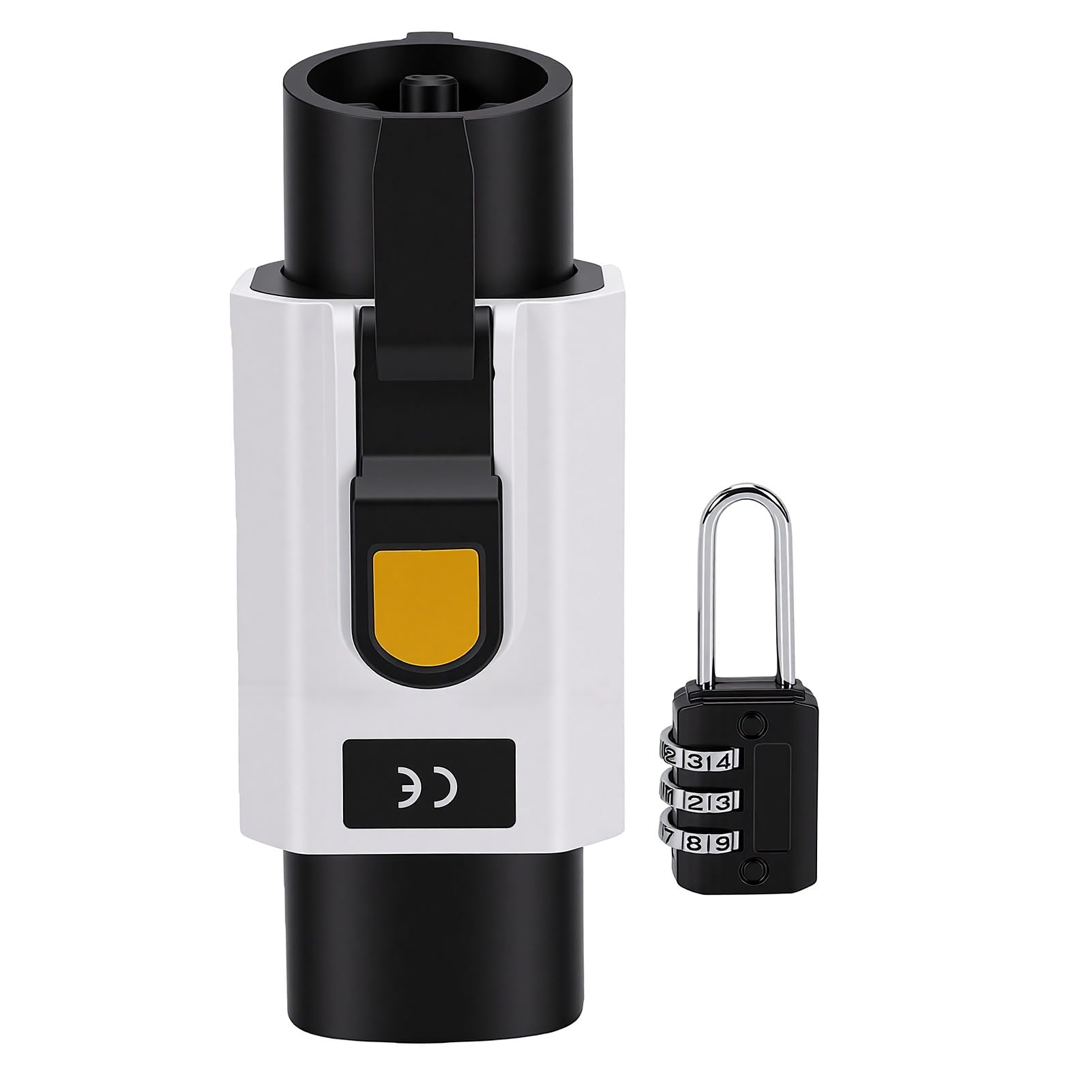 SIXRUN NACS do J1772 Adapter do ładowania EV, 50A 240V Złącze Blokujące