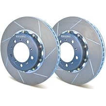 Girodisc A1-019 Front Brake Rotor Kit Slotted for Porsche 996 GT2, GT3, PCCB and 997 GT3, GT3RS