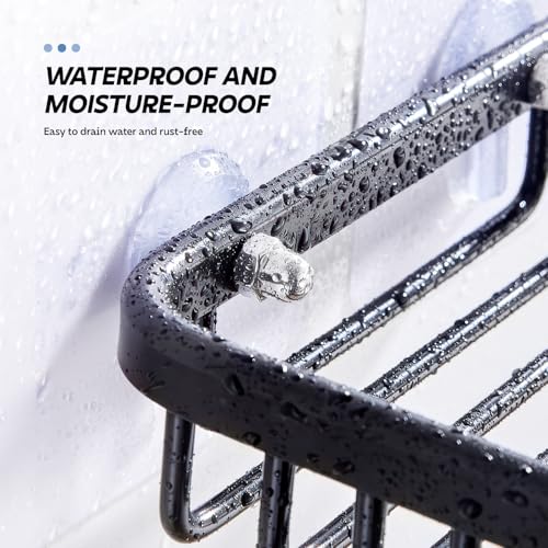 Image of MIORAH Soap Holder Bathroom Wall Stickable - Soap Stand for Bathroom, Soap Case & Soap Dish No Drill Adhesive, Bathroom Soap Holder Strong Grip