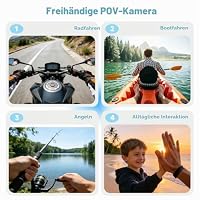 HOFAOUG Action Cam,Tragbare Körperkamera Daumengröße mit Guter Akkulaufzeit – Ansicht 6