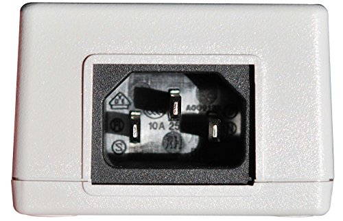 Inyector de energía PoE Tycon Systems TP-POE-HP-48GD 56 VCC Gigabit de alta potencia - Cable de alimentación para EE.UU., 35 W miniatura 3