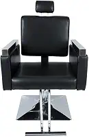 Cadeira Hidráulica Reclinável Barbeiro Salão Pelegrin Pel-2613 Preto