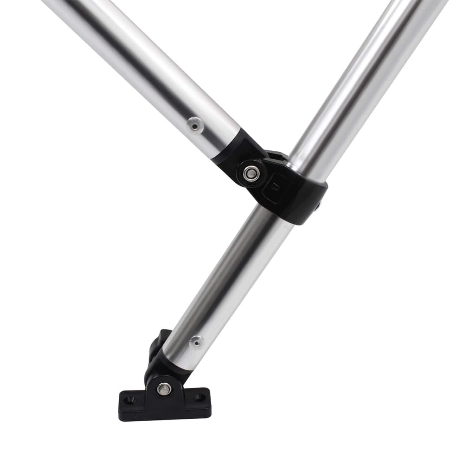 Bimini di Prua con Tendalino a 4 Archi Antracite 243x196x137 cm,Coperture per Lo stoccaggio di natanti-93138