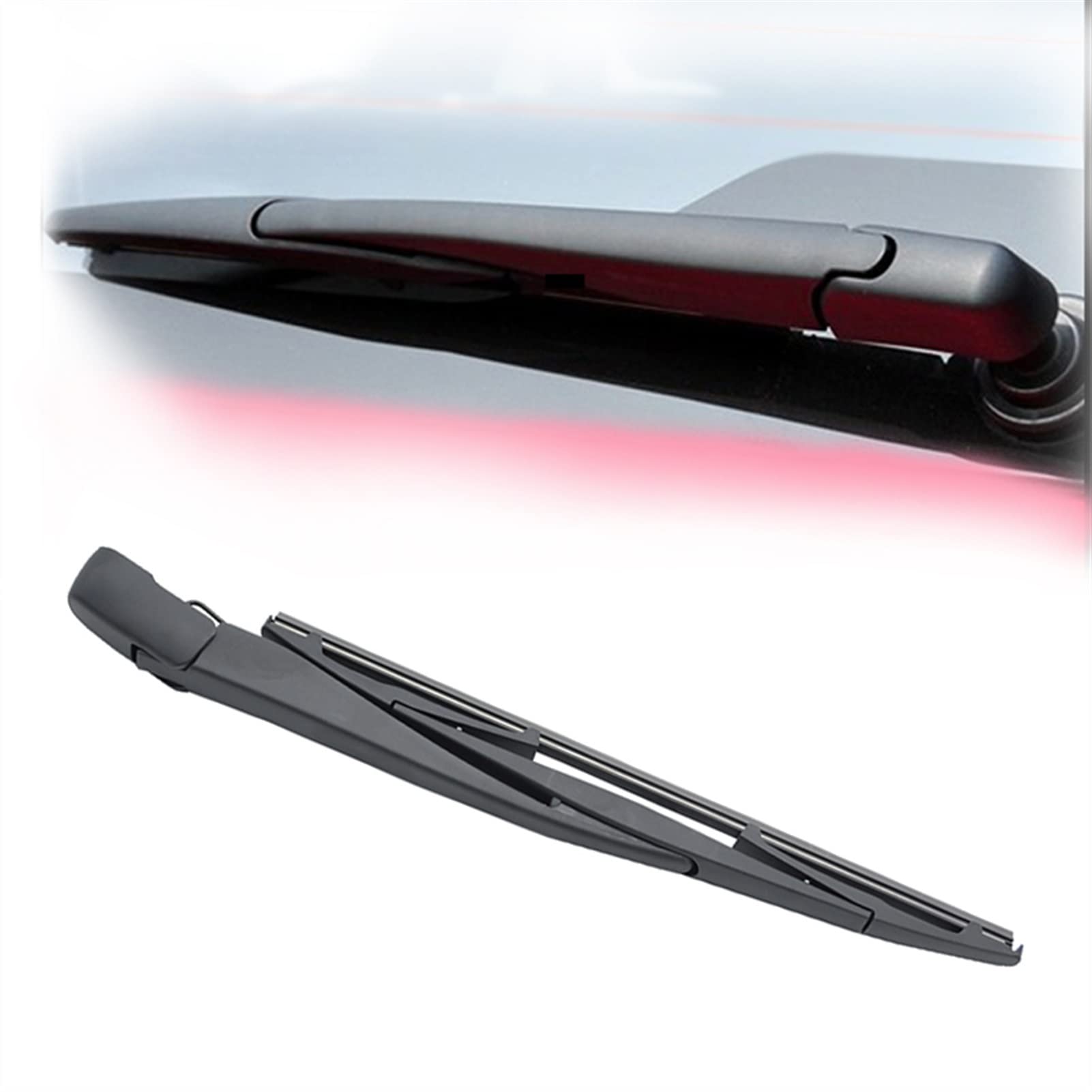 para Mitsubishi para Pajero para Shogun 2007-2015 Limpiaparabrisas 12 "limpiaparabrisas Trasero Y Juego De Brazo Parabrisas Ventana Trasera