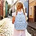 CAMTOP Preschool Backpack for Kids Girls Small Backpack Purse Kindergarten School Bookbags for Toddler Travel (Blue White Bow)
