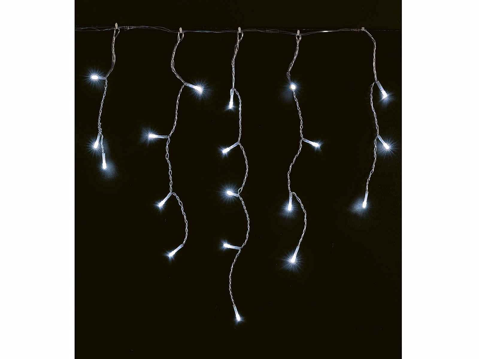 Gruppo Maruccia Luci Natalizie a Tenda 6 Metri per Balconi Finestre e Grandi Superfici 228 Luci Natalizie per Esterni ed Interni Color Bianco Freddo Luci di Natale per Casa Negozi e Vetrine