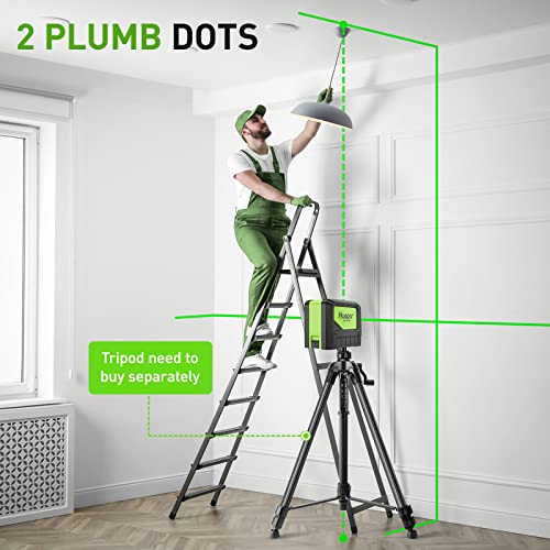 Huepar 9211G-HP Laser Level With 2 Plumb Dots thumb #4