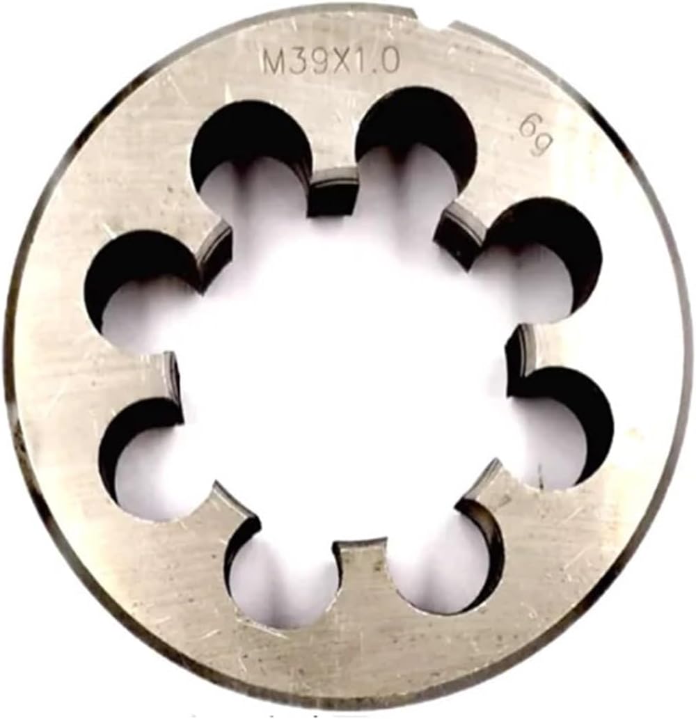 1PCS Metric Thread Right Left Round Die M37 M38 M39 M40 X3 X2 X1.5 X1.25 X0.75 Screw Threading Dies(M39X3L Left)
