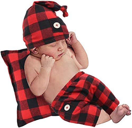 Newborn Boys Girls Photography Outfits Buffalo Cotton Baby Clothes for Photography,Newborn Party Costume, Baby Photo Prop