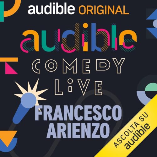 Diseño de la portada del título Audible Comedy LIVE #5