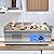 3000W 21.6" Electric Countertop Flat Top Griddle Grill Non-Stick Commercial Restaurant Teppanyaki Grill Stainless Steel Tabletop Flat Top Grill Machine with Adjustable Thermostatic Control,110V