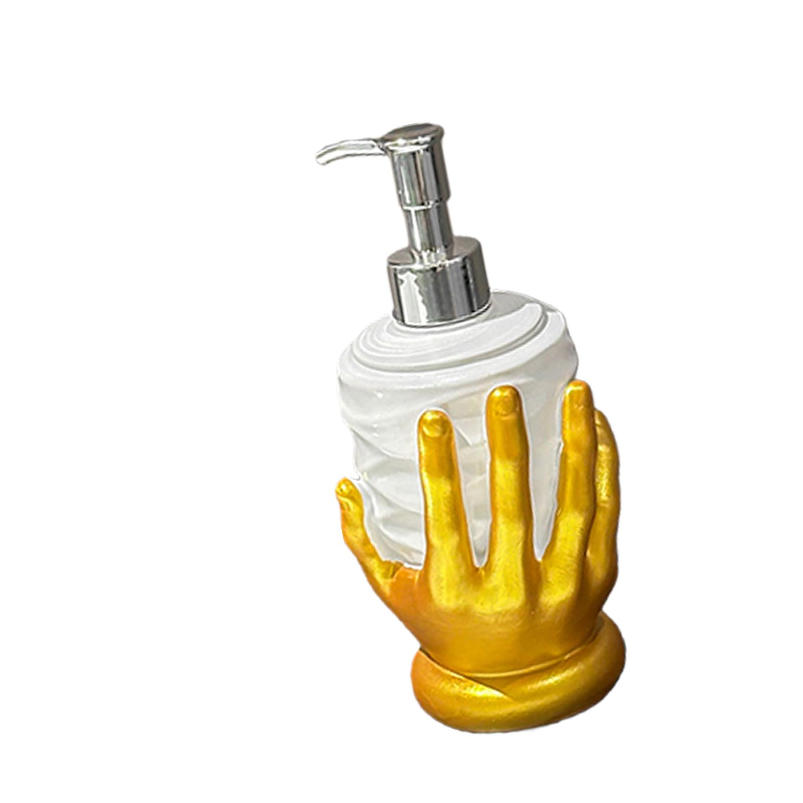 Beimus Soap Dispenser Heart Shaped Bottles Refillable Bottles for Shampoo, Lotions, Creams Pumps Press Container Household Bathroom Liquid Soap Container
