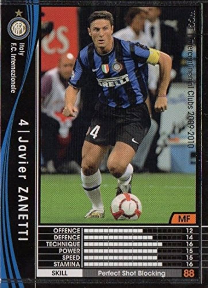 Amazon.co.jp: WCCF/09-10/インテル/黒/253/ハビエル・サネッティ Amazon.co.jp: WCCF/09-10/インテル/黒/253/ハビエル・サネッティ