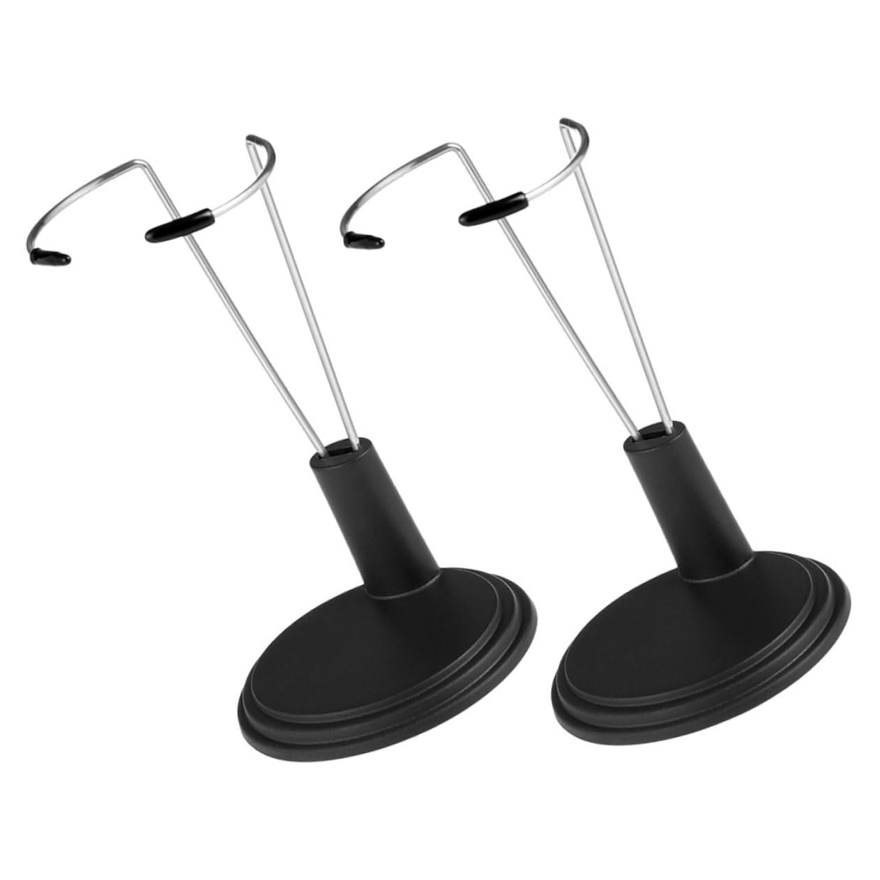 BRIGHTFUFU 2Pcs Portable Doll Stand Display Rack Doll Support Holders for Accessory for Organizing Dolls Tables and Shelves
