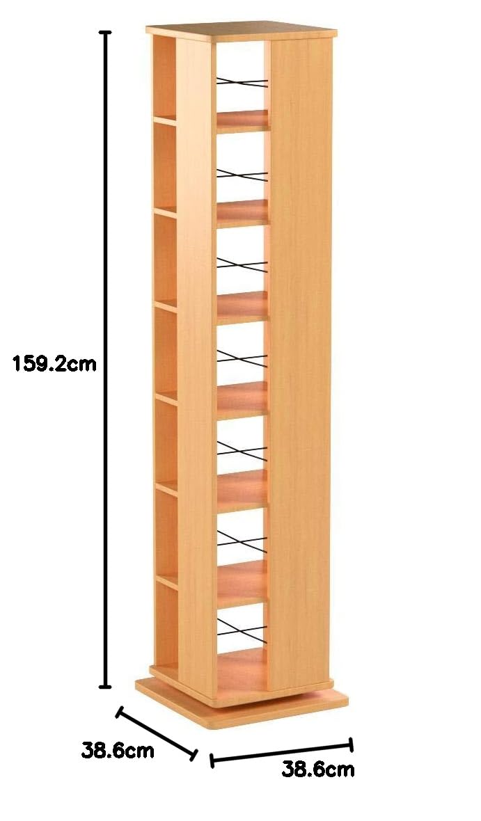 【特価セール】ラック コミック 回転 7段 幅38.6×奥行38.6×高さ159 Amazon｜ラック コミック 回転 7 段 幅 38.6× 奥行 38.6× 高さ 159.2