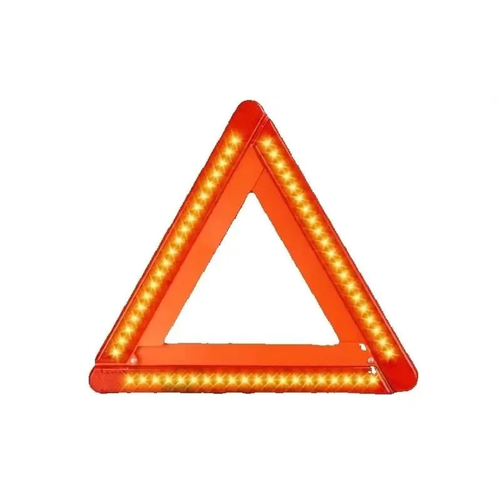 Triángulo de señalización Triángulo de Advertencia Plegable, Seguridad, Alarma Emergencia, Parada Peligro, señal tráfico roja, trípode para vehículo Triángulo de Advertencia